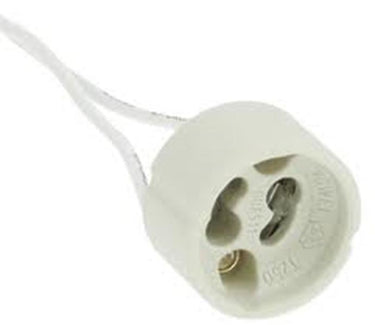 Portalampada GU10 in ceramica completo di morsetti per collegamento Aigostar Accessori